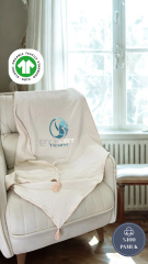 %100 PAMUK TV BATTANİYESİ İVORY
