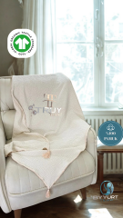 %100 PAMUK TV BATTANİYESİ İVORY