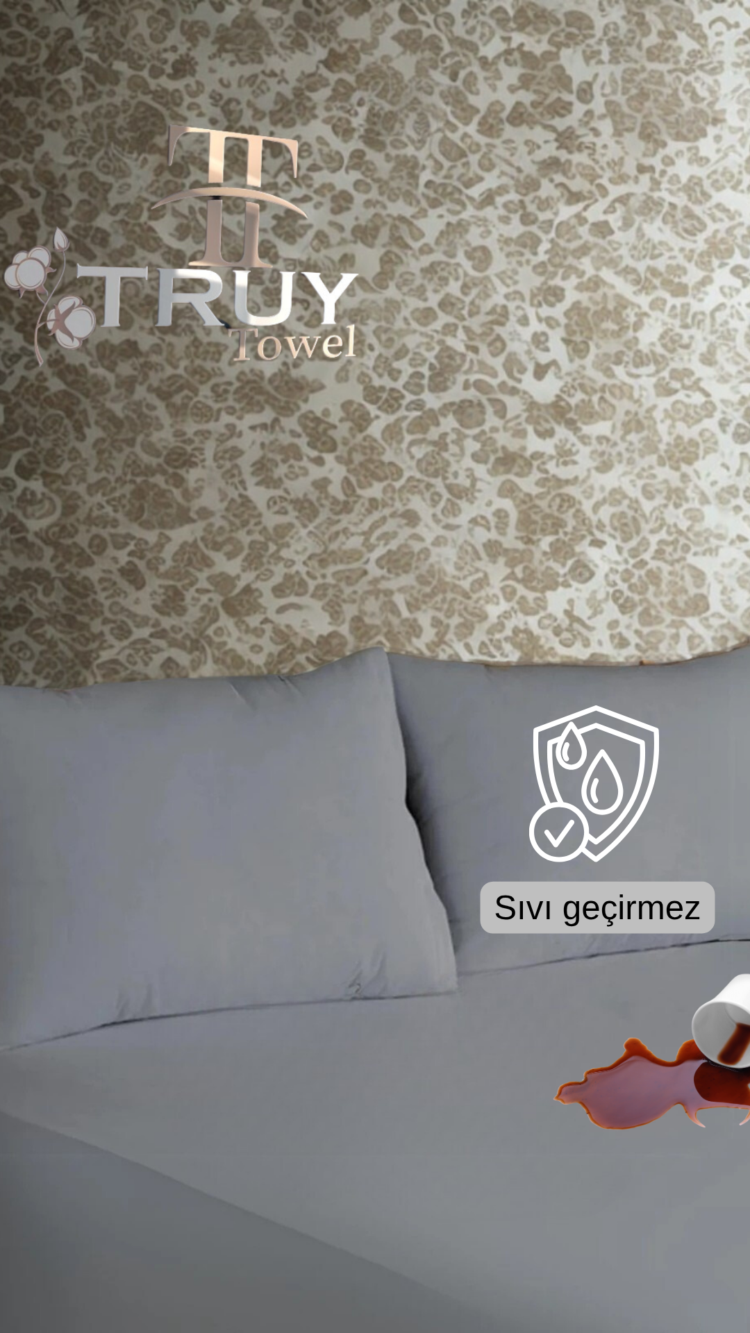 MİKRO SIVI GEÇİRMEZ YASTIK ALEZİ ANTRASİT