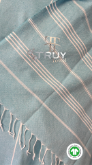 %100 PAMUK PEŞTEMAL AÇIK MAVİ